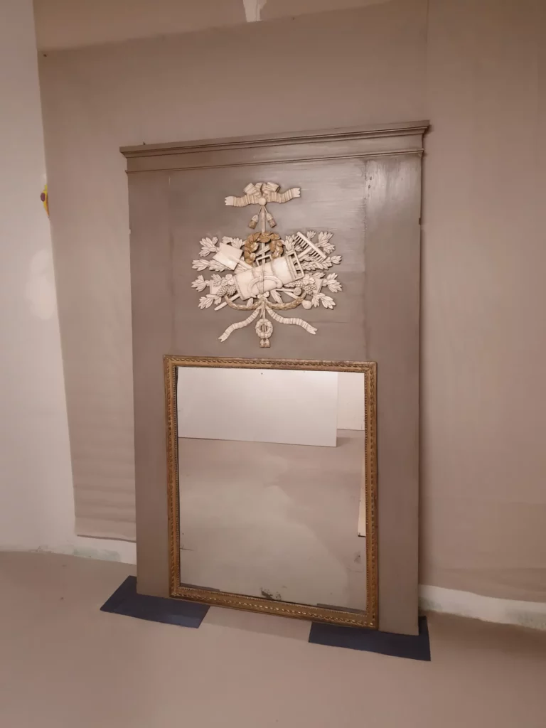Mvr Ebenisterie Menuisier Sarrebourg Restauration Dun Trumeau Louis XVI 7